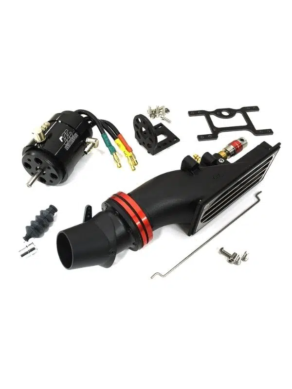RC Tekne Jet Motoru - TFL 4 Bıçaklı Jet Drive Thruster – 3660 2726kV Motorlu RC Tekne İtiş Sistemi