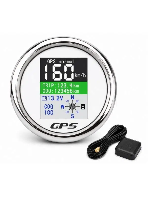KAOLALI 85mm Su Geçirmez Dijital GPS Hız Göstergesi Tekne Araba Motosiklet