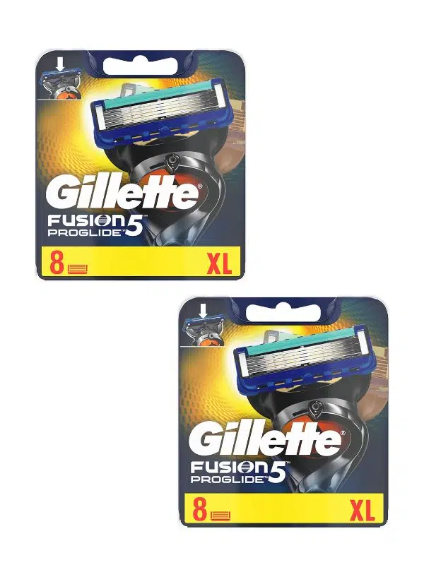 2 Adet Gillete Fusion 5 Proglide Yedek Tıraş Bıçağı 8'li XL Paket 