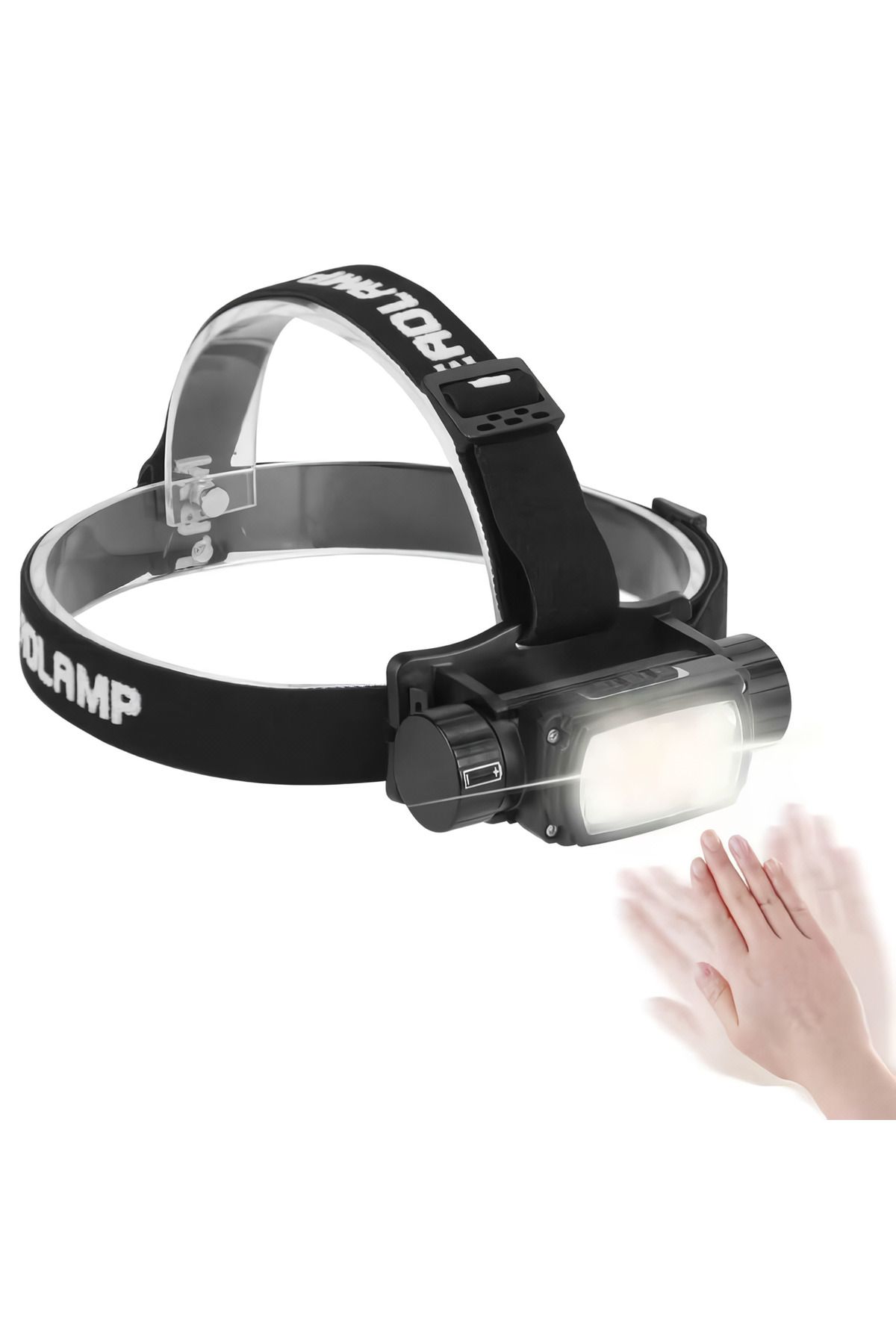 iMounTEK Şarj Edilebilir Hareket Sensörlü 2000lms LED Kafa Lambası Kamp El Feneri 9 Mod P50