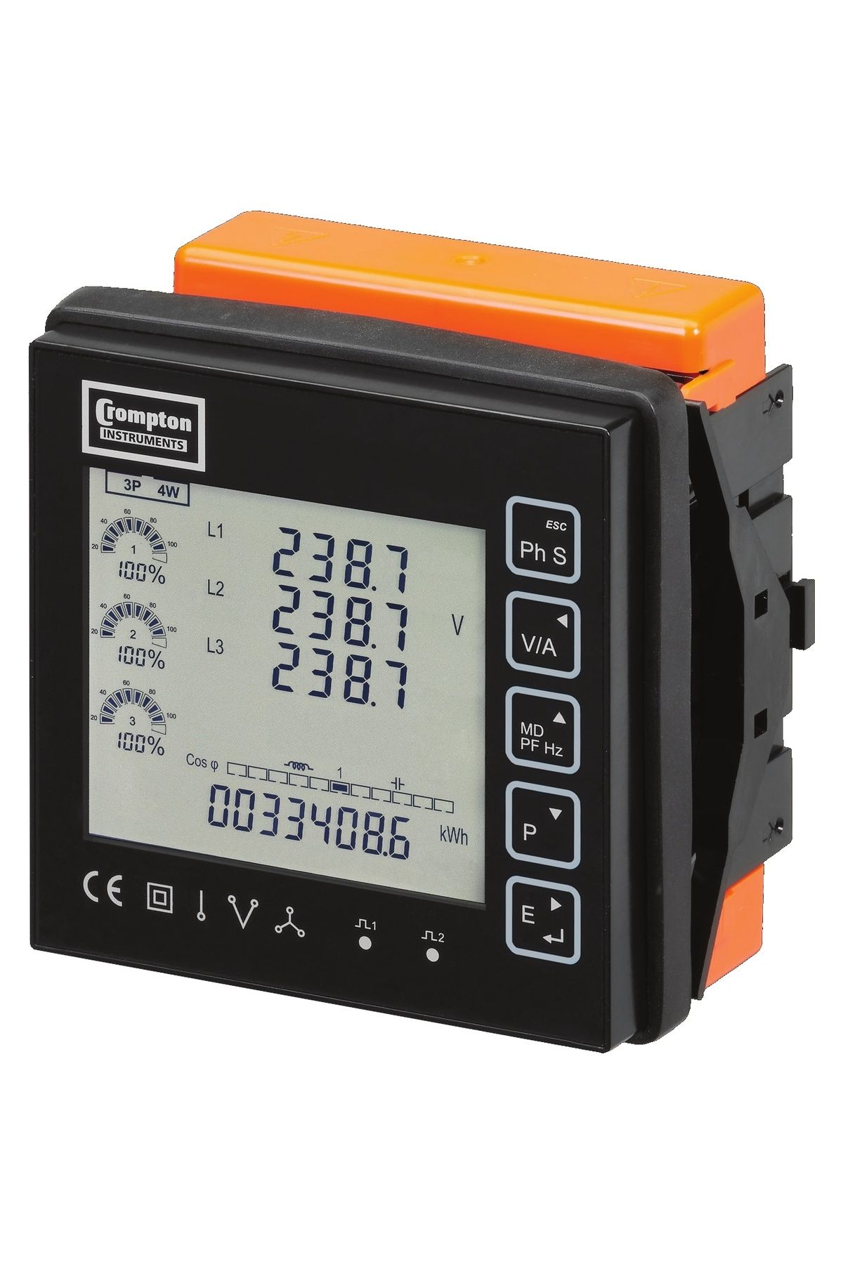 İntegra INT-1221-S-010 Dijital Ölçüm Sistemi Enerji Analizörü 250V AC/50mA 6.2 mm