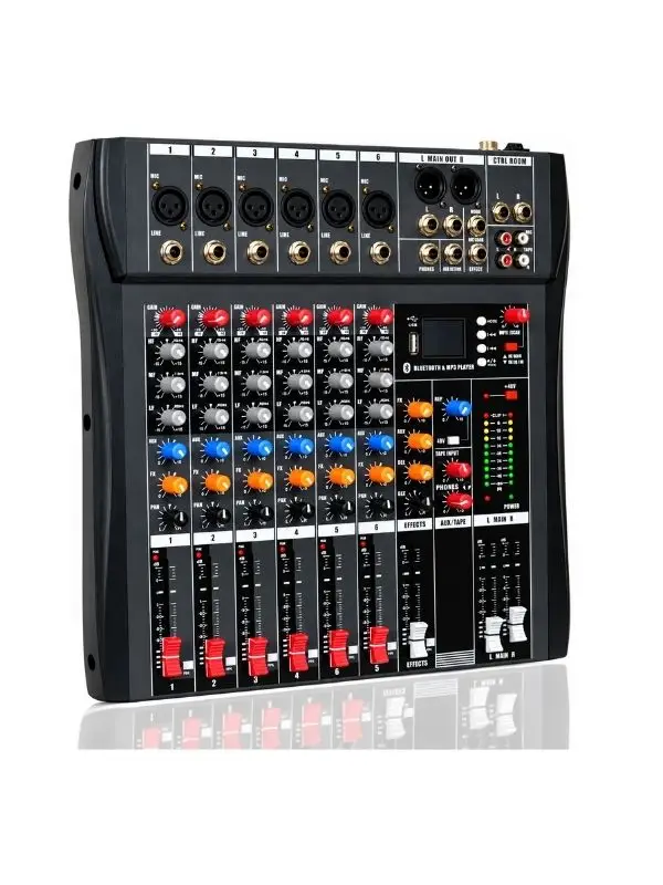Mixing Live CT-60S 6 Kanal Bluetooth USB Stüdyo Ses Mikseri