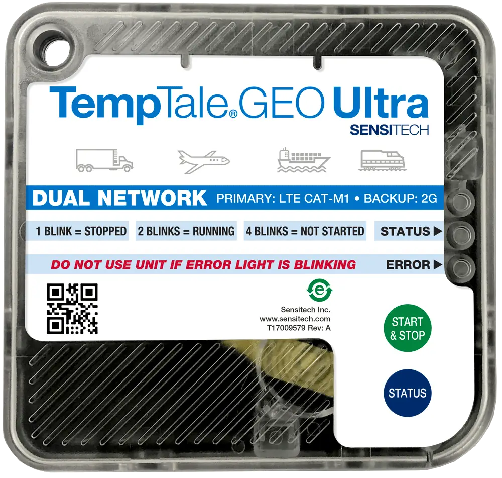Sensitech TempTale GEO Ultra IoT Soğuk Zincir İzleme Cihazı – Gerçek Zamanlı Konum & Sıcaklık Takibi
