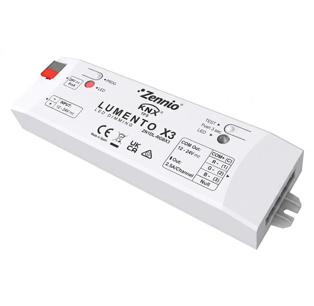 Zennio Lumento X3 ZN1DI-RGBX3 3 Kanal KNX LED PWM Dimmer
